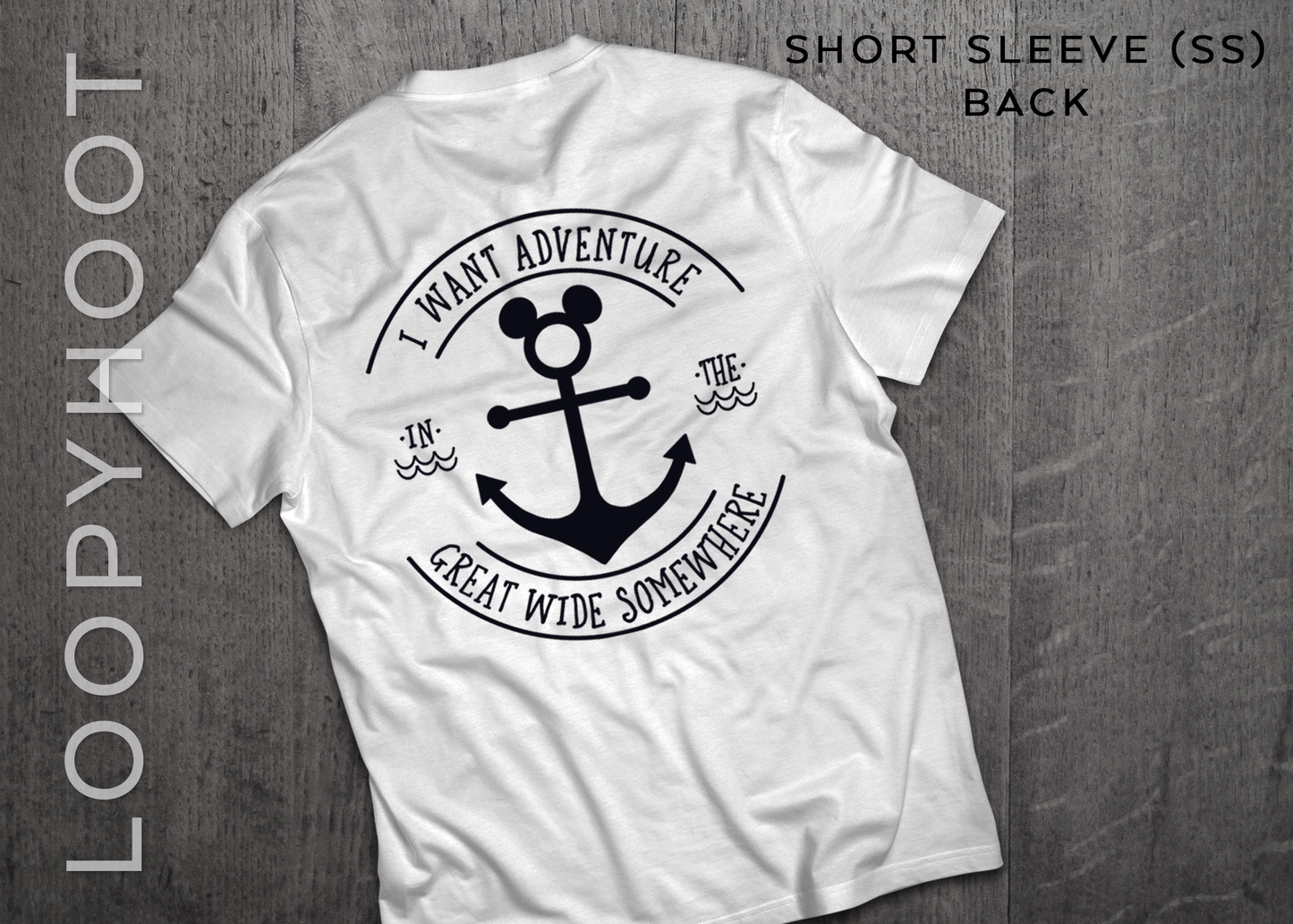 Great Wide Somewhere Shirt | Mouse Anchor | Disney Cruise Family Vacation