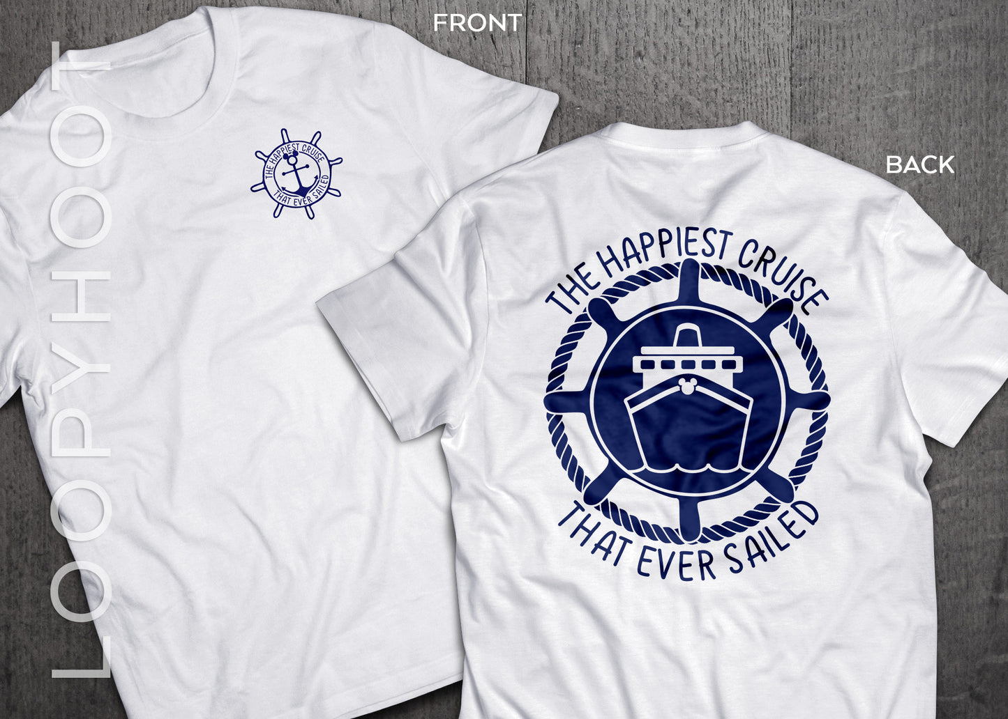 Happiest Cruise Shirt | Mouse Anchor | Disney Cruise Family Vacation