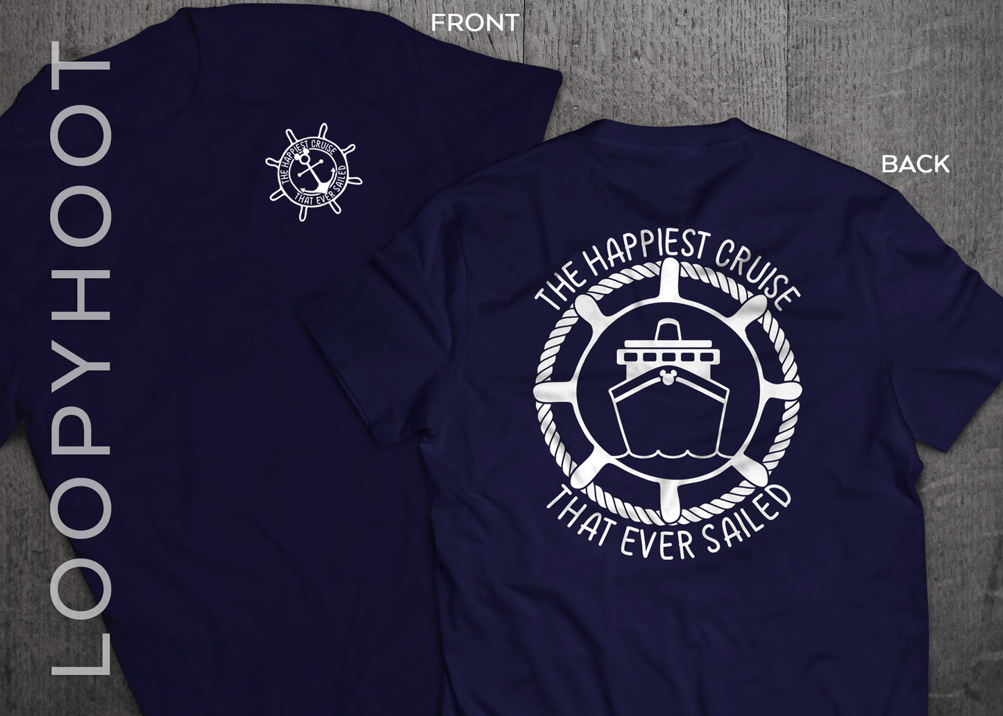 Happiest Cruise Shirt | Mouse Anchor | Disney Cruise Family Vacation